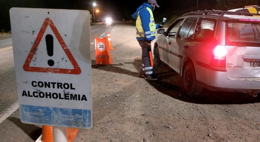 193 casos de alcoholemia positiva en controles de la ANSV por Ao Nuevo