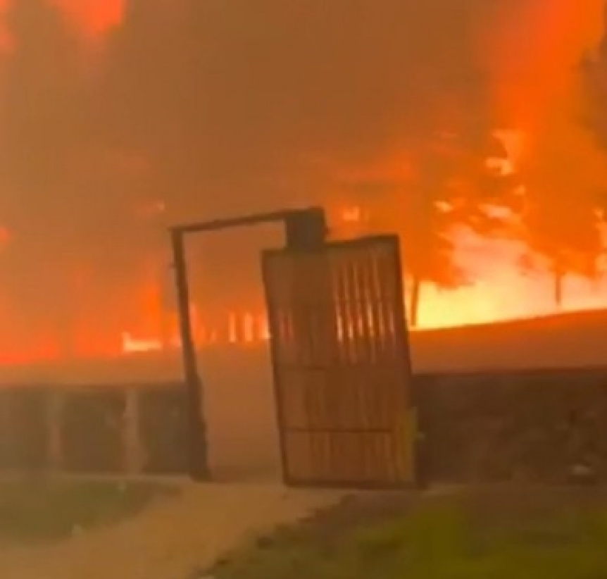 VIDEO | Se consumieron ms de 2 mil hectreas en Epuyn y debieron evacuar 200 viviendas