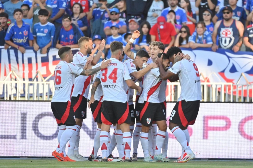 En su primer amistoso del ao, River venci a Universidad de Chile