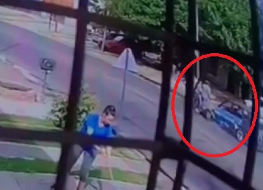 VIDEO | Momento en que ocurri el atropello de tres mujeres en Solano