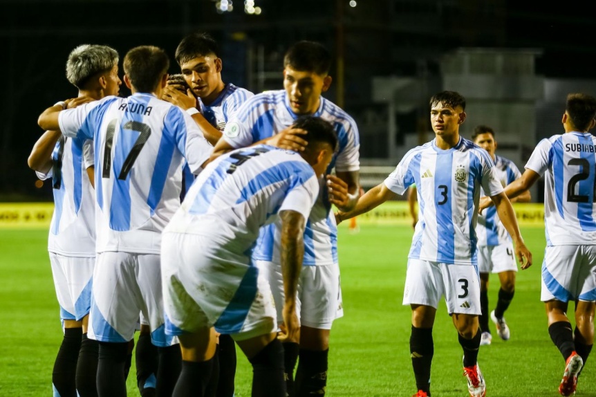 Argentina gole a Brasil en su presentacin