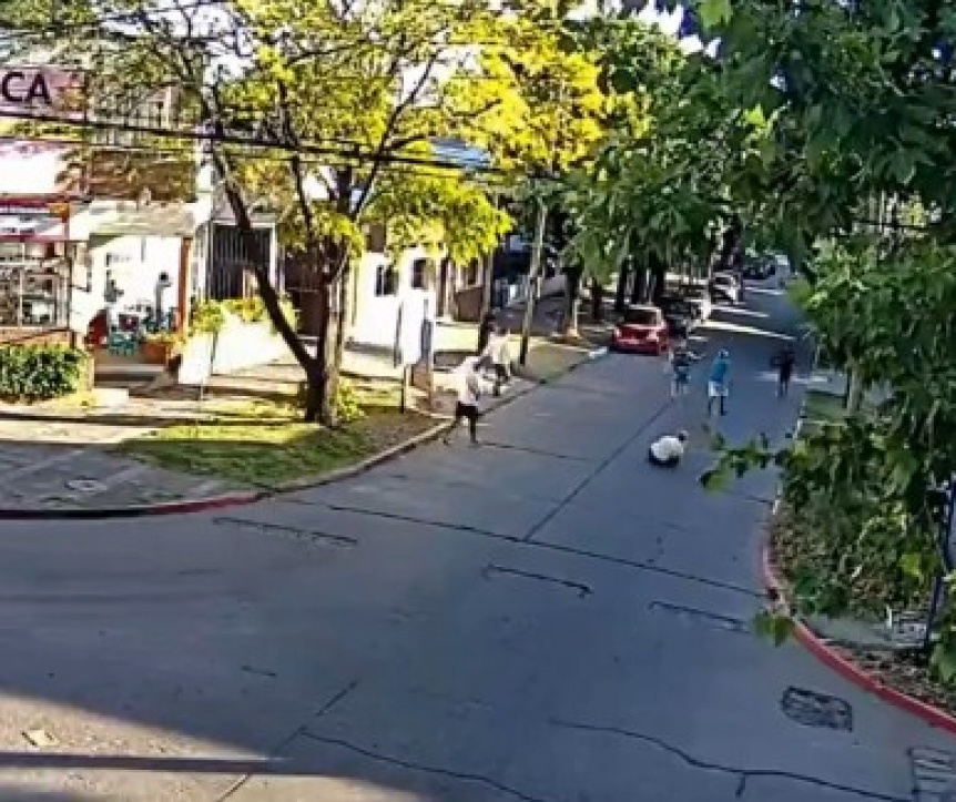 VIDEO | Asesinaron de siete pualadas a un delivery en Moreno