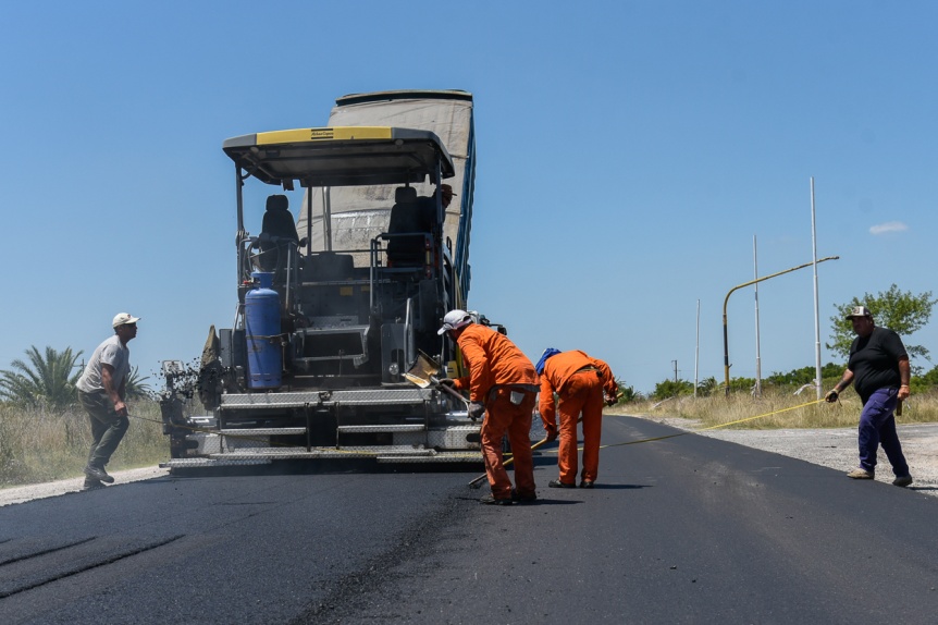 Continan los trabajos de repavimentacin de la Ruta Provincial N 36