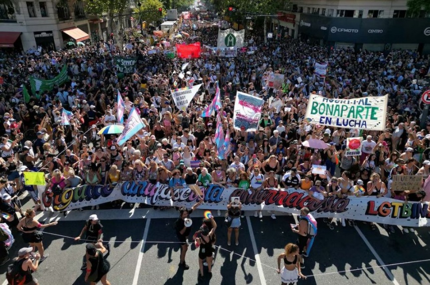 El Gobierno menoscab la marcha LGBT y reiter que propondr eliminar la figura de femicidio