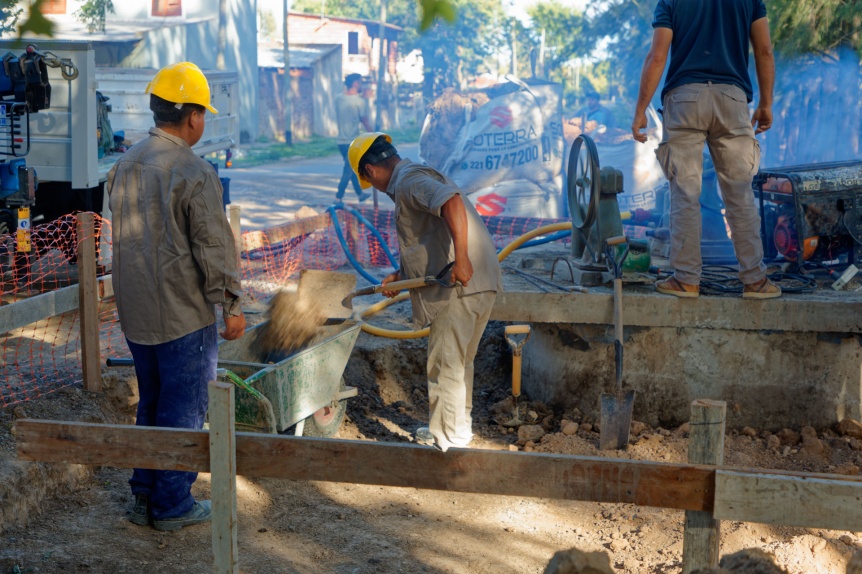 Berazategui: Las obras cloacales de El Rincn ya estn en su etapa final