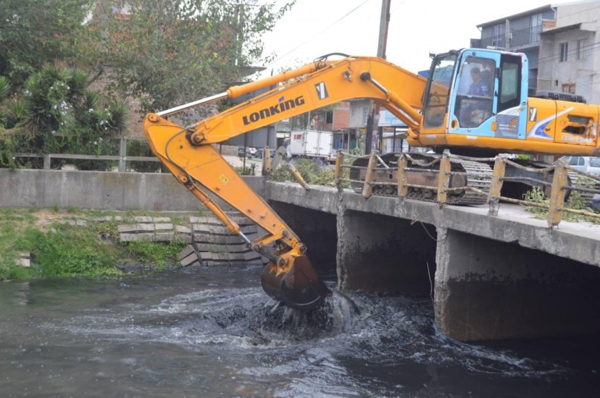 El Municipio reforz trabajos de limpieza y desobstruccin de arroyos por las posibles tormentas