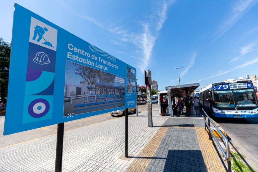 La Municipalidad anunci el inicio de las obras en el Centro de Transbordo de la Estacin Lans