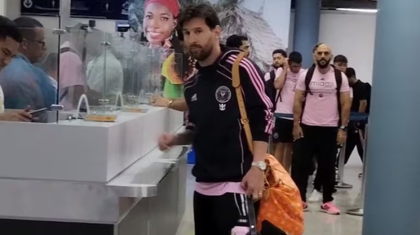 VIDEO | A Messi le pidieron el pasaporte en un aeropuerto para revisarlo: La reccin del 10 argentino