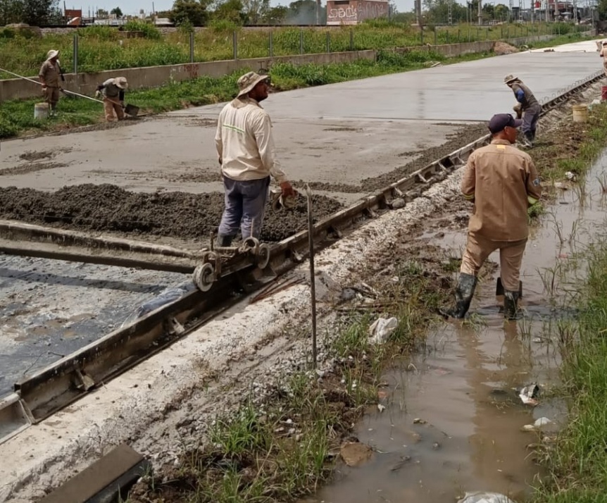 Florencio Varela: Continuaron las obras en Ruta Provincial N 53 y Diagonal Los Tilos