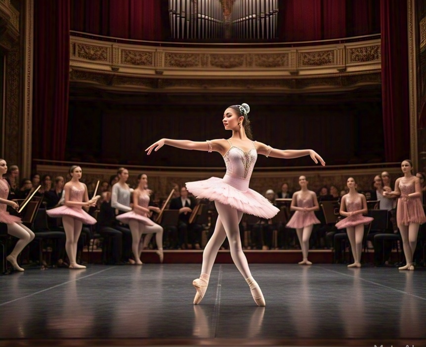 La bailarina quilmea Nadia Muzyca visitar el Rotary Club Quilmes