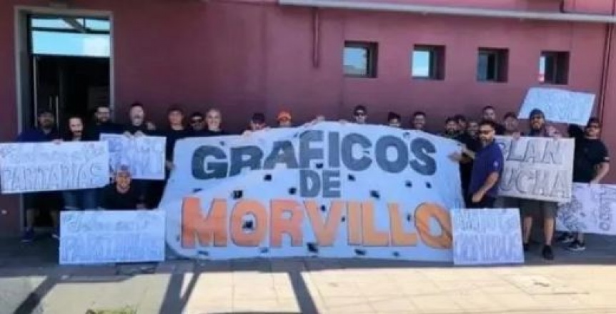 Avellaneda: Cierra la fbrica grfica Morvillo y sus trabajadores inician permanencia indefinida