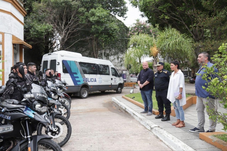 Mayra Mendoza coordin acciones de prevencin con la Jefatura Departamental de Seguridad