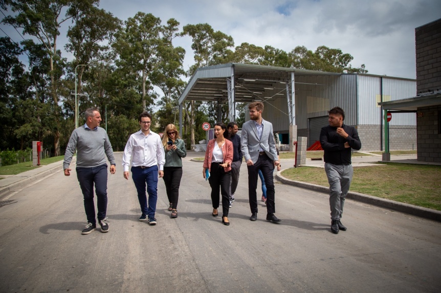 Una delegacin de la Embajada de Alemania visit Quilmes y recorri puntos emblemticos