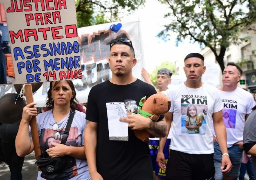 La Plata: Marcha de vecinos reclamando mayores medidas de seguridad