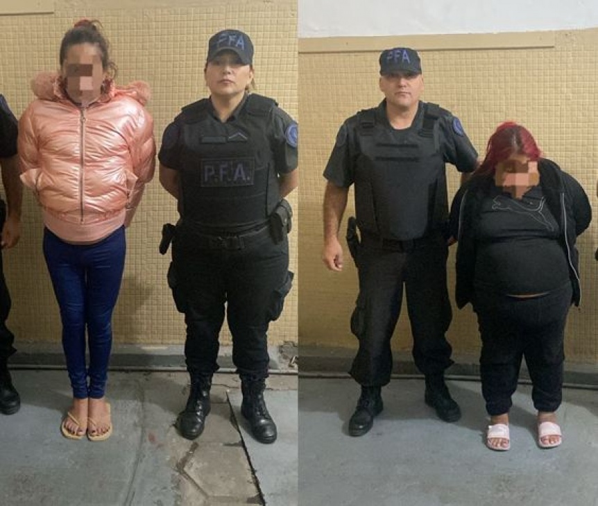 Polica Federal detuvo en Avellaneda a dos mujeres acusadas por infraccin a la ley de drogas