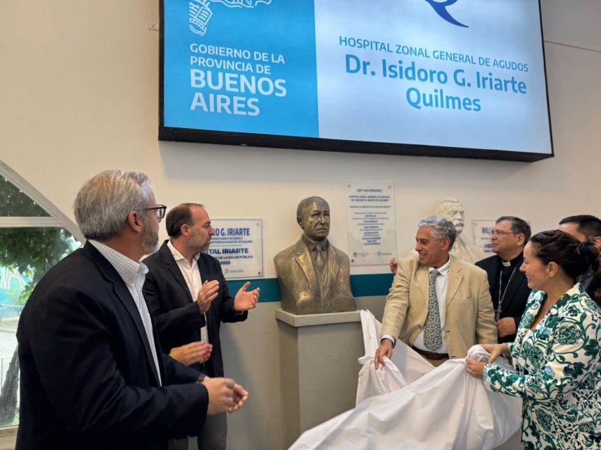 Reconocimientos y emocin en los 100 aos del Hospital Isidoro Iriarte de Quilmes