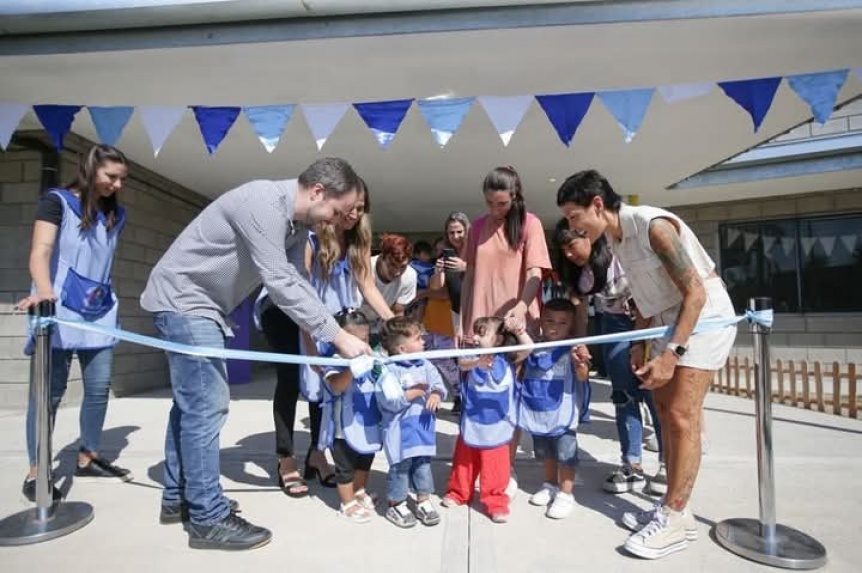 Mayra Mendoza inaugur un Jardn Maternal Municipal en el Eco Parque de la Ribera de Quilmes