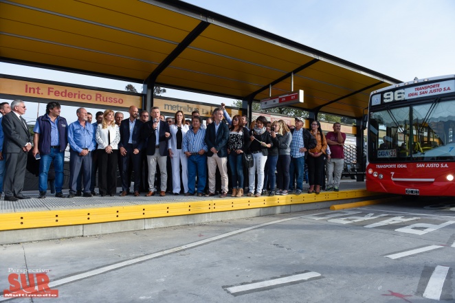 Macri y Vidal participaron de la inauguracin del Metrobus de La Matanza