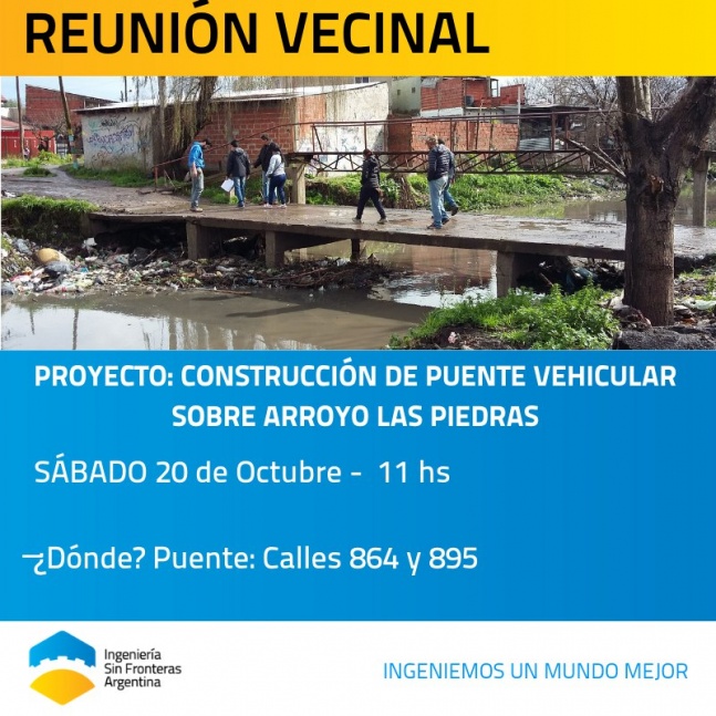 Vecinos de Solano y Varela se autoconvocan por la reconstruccin de un puente