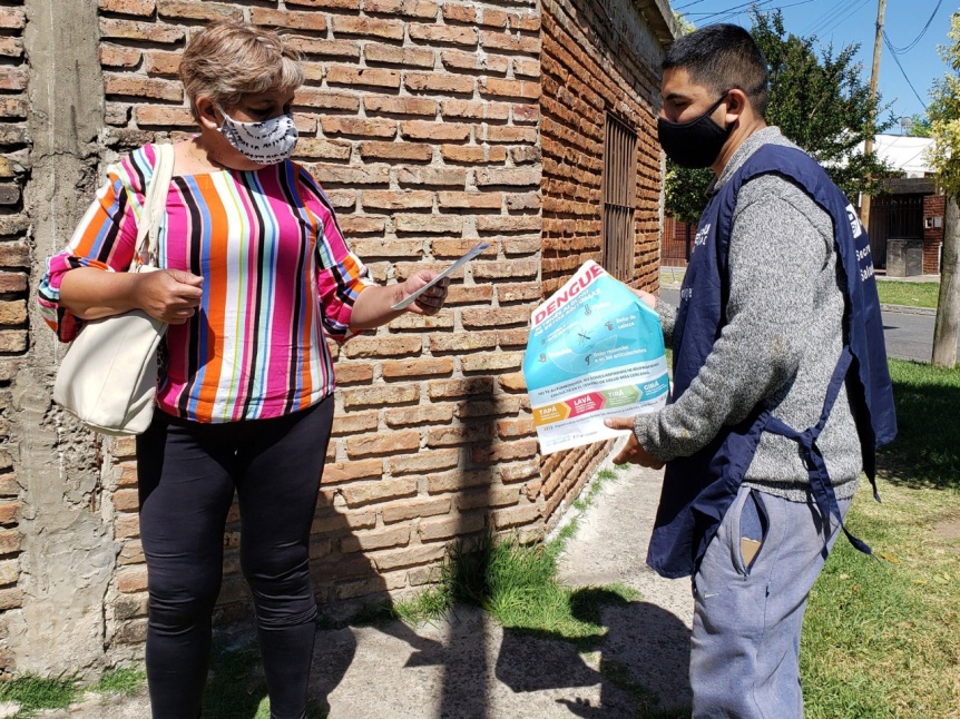 Concientizaron sobre cmo prevenir el dengue en Berazategui